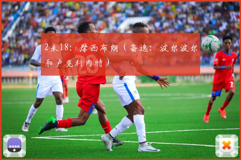 2米18：摩西布朗（备选：波尔波尔和卢克科内特）