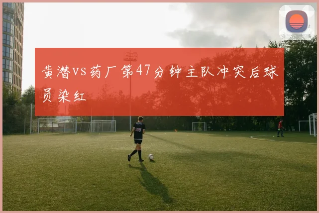 黄潜vs药厂第47分钟主队冲突后球员染红